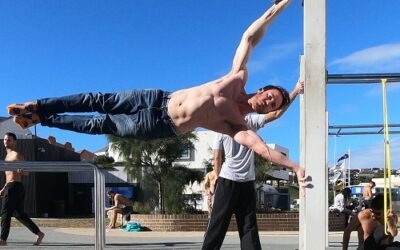 Human Flag com Treinador CHAN